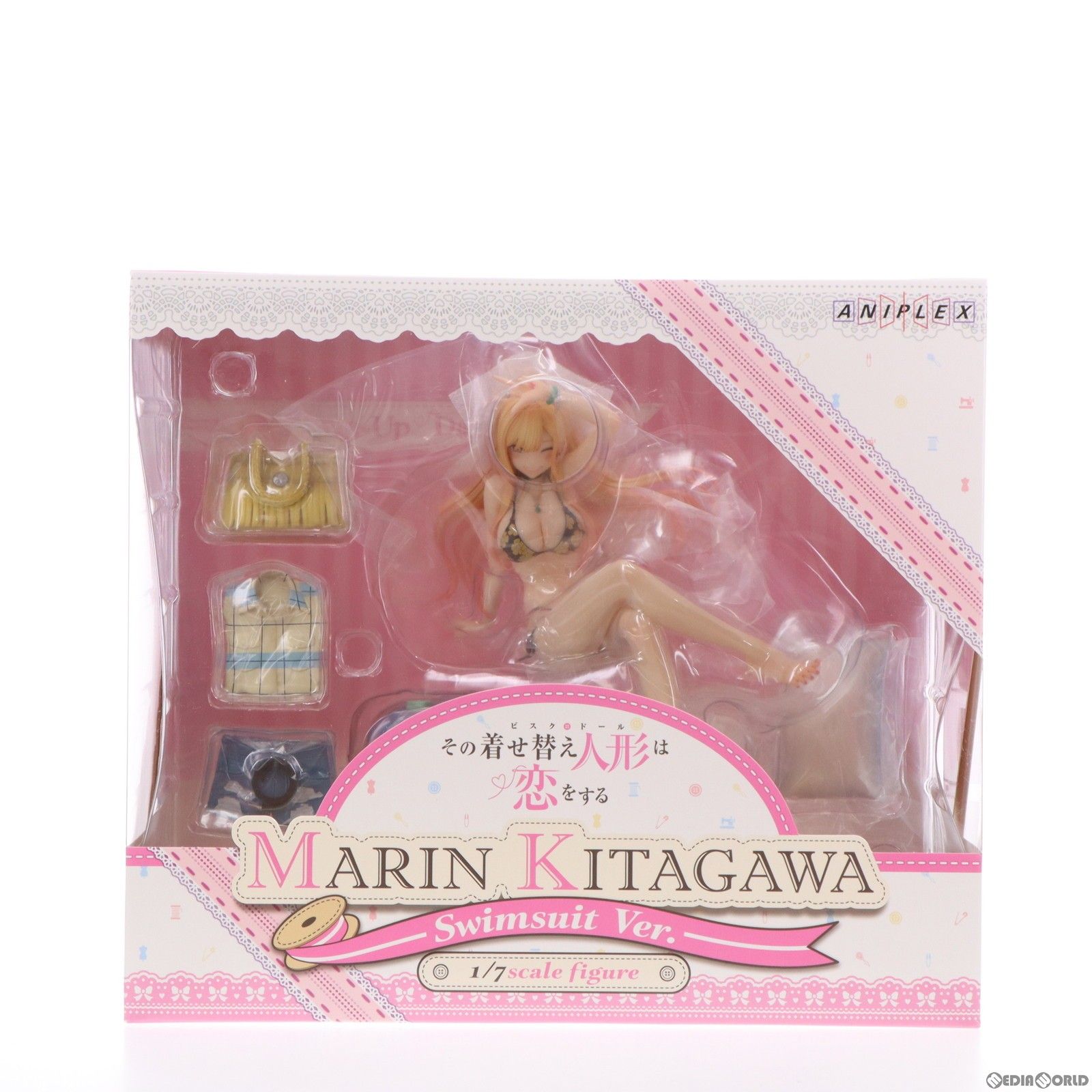 ANIPLEX+限定 連動購入キャンペーン特典付属 喜多川海夢(きたがわまりん) 水着Ver. その着せ替え人形は恋をする 1/7 完成品 フィギュア(MD22-0300001) アニプレックス