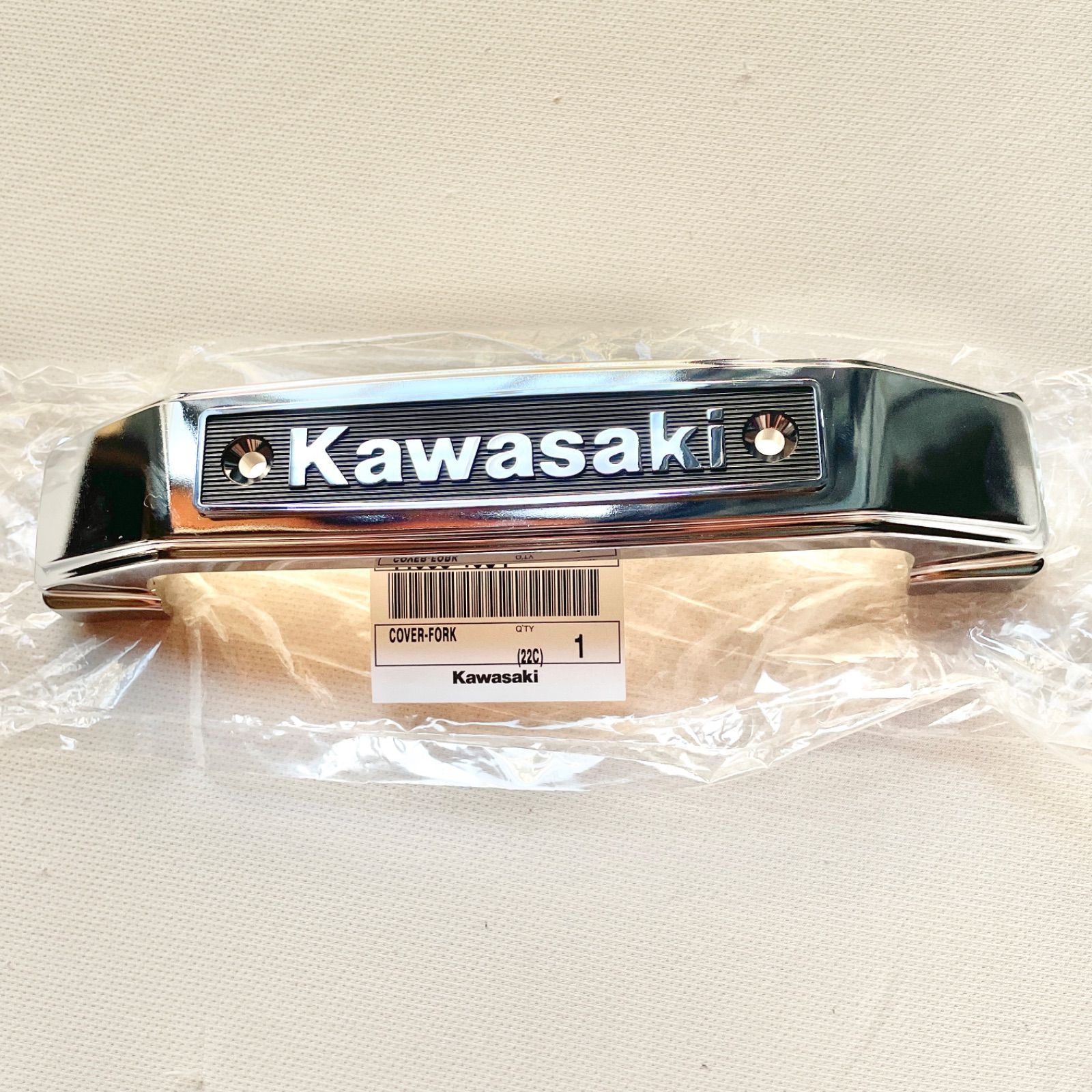 カワサキ 純正 ステム エンブレム メッキ 新品 ゼファー400 カワサキ 純正 ステム エンブレム メッキ 新品 ゼファー400