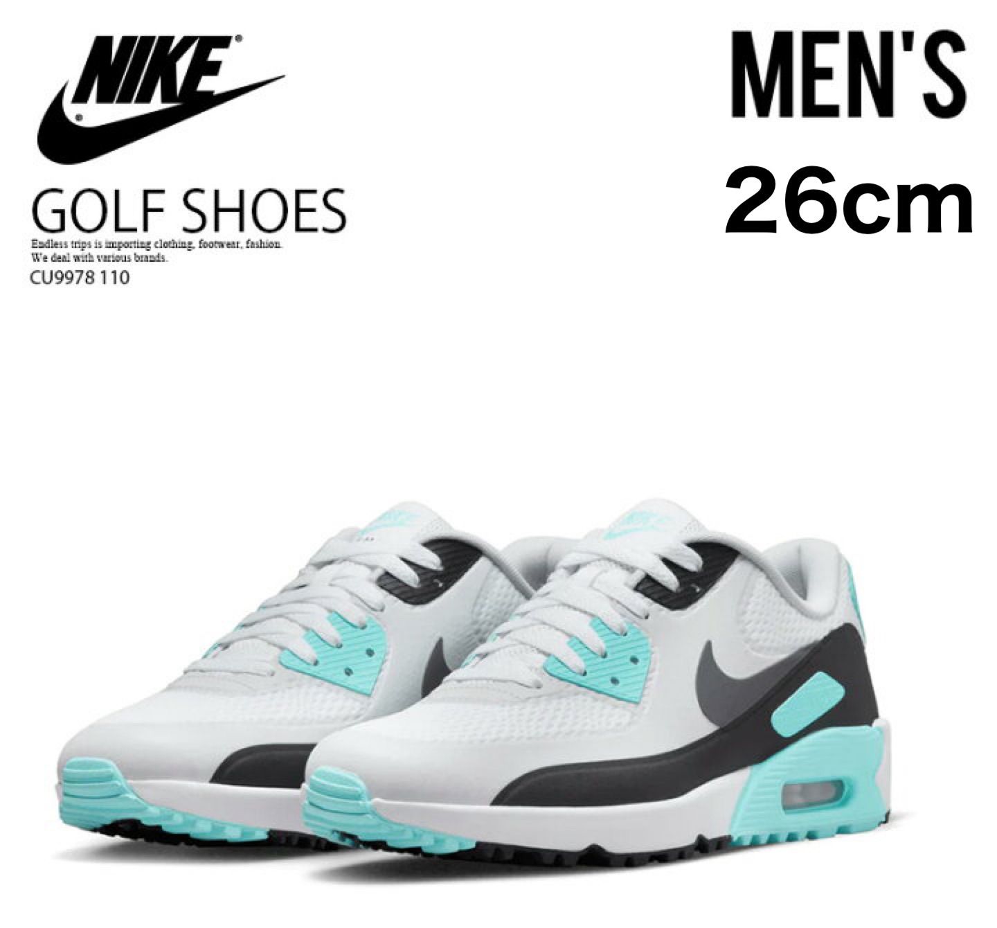 NIKE AIR MAX 90G GOLF SHOES CU9978-110 ナイキ エアマックス