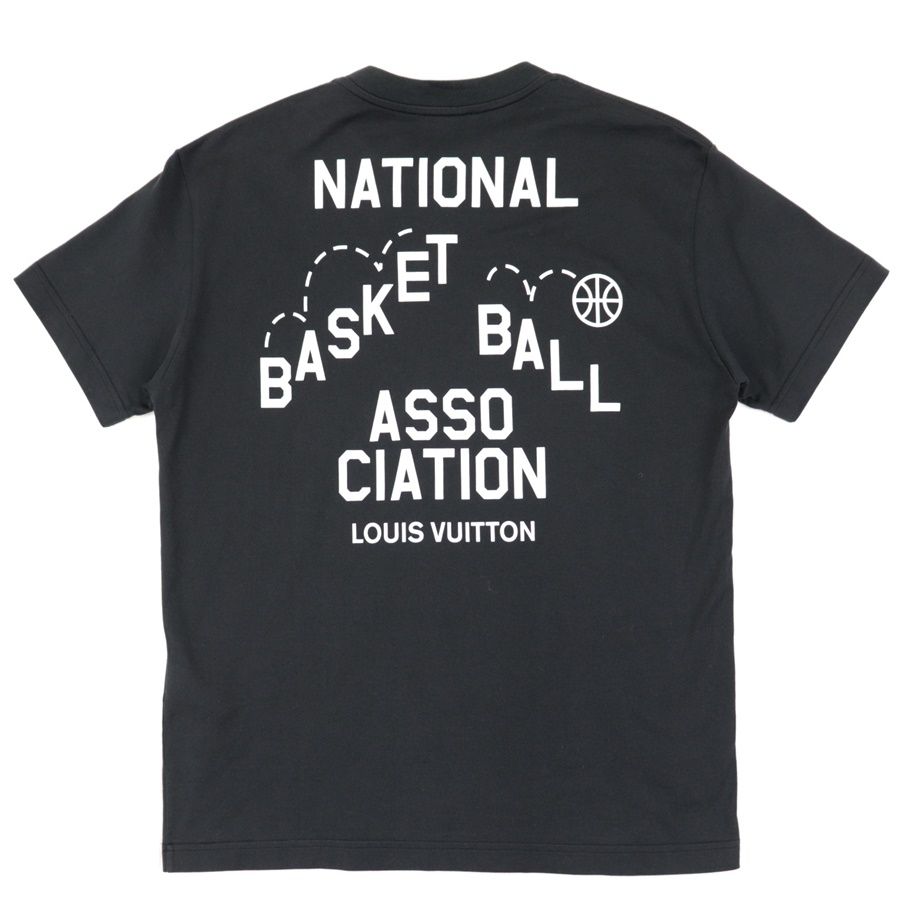 ルイヴィトン 21AW NBAコラボ プリント 半袖Ｔシャツ メンズ 黒 XS LOUIS VUITTON - メルカリ