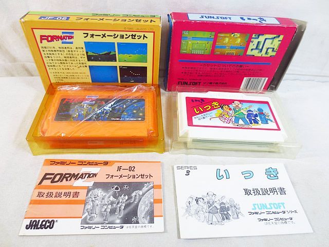 美品　ジャレコ　FC ファミコン フォーメーションZ　いっき　セット 美品 ジャレコ FC ファミコン フォーメーションZ いっき セット