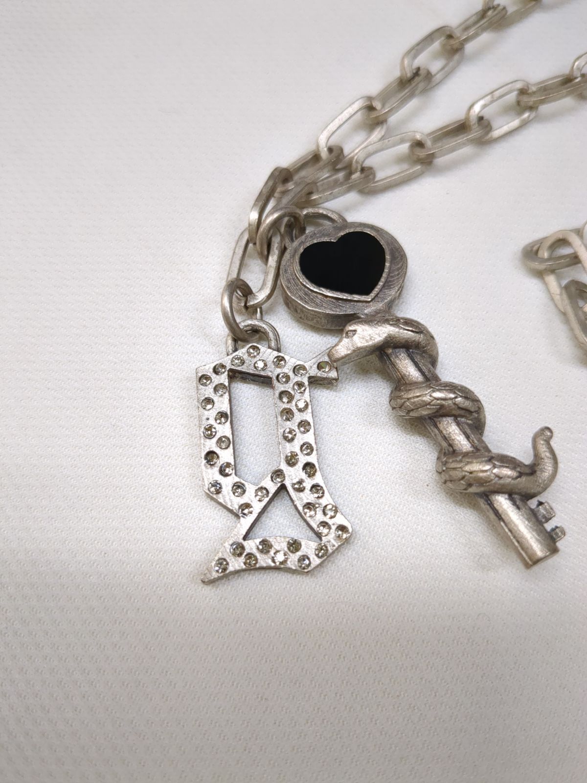 John Galliano ジョンガリアーノ シルバー ヴィンテージネックレス ヴィンテージ John Galliano シルバーネックレス