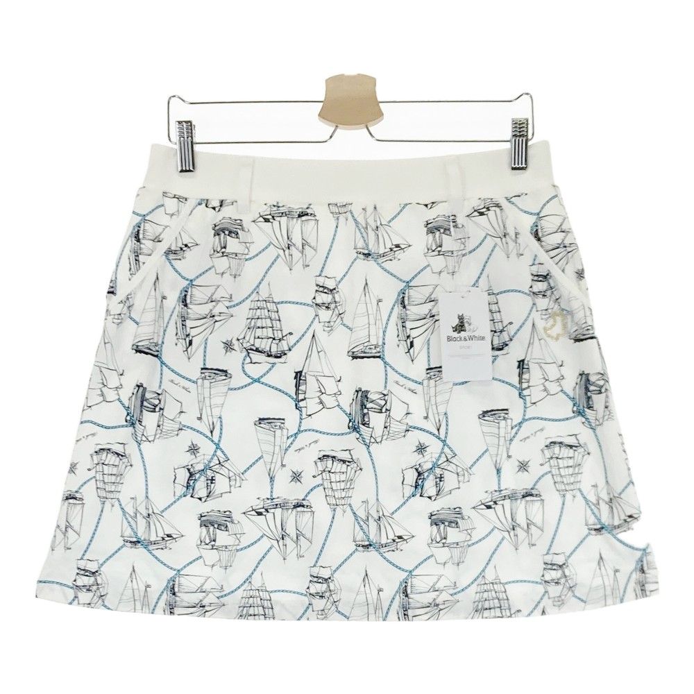 サイズ：LL BLACKu0026WHITE ブラックアンドホワイト  スカート 千鳥格子柄 ブラック系 [240101472169] ゴルフウェア レディース ストスト