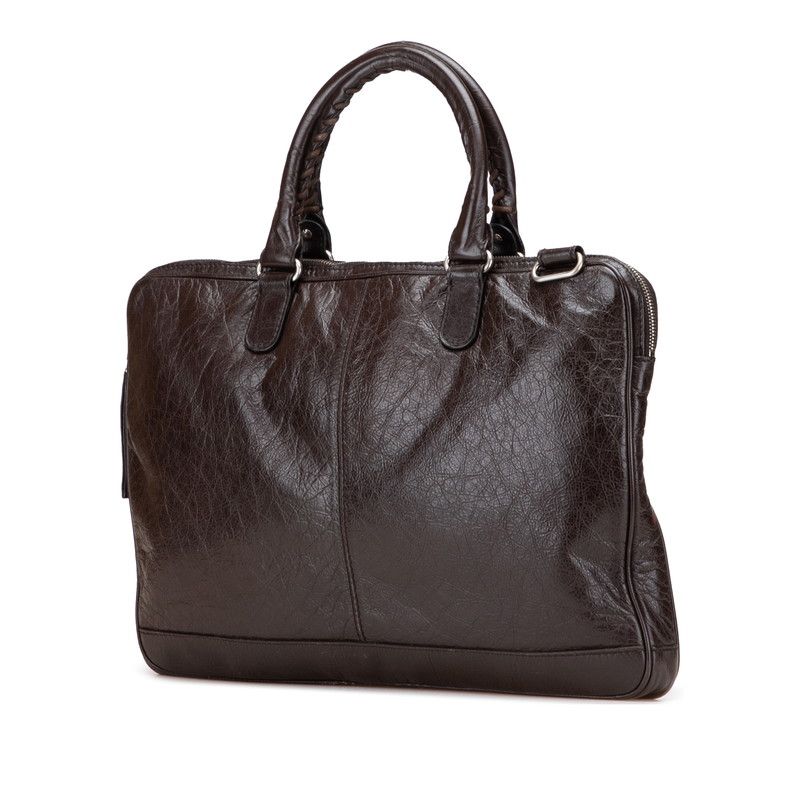 バレンシアガ　ハンド、ショルダーバッグ　2way ブラウン　レザー BALENCIAGA バレンシアガ バッグ レディース ブランド