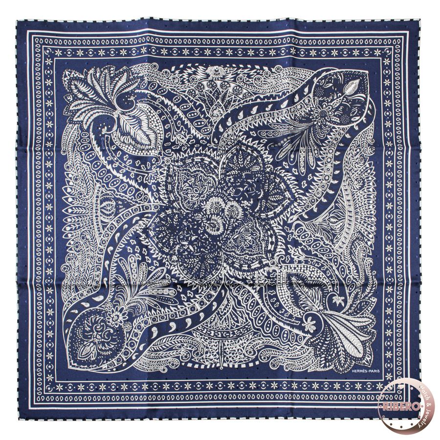 HERMES エルメス バンダナ Le Jardin de la Maharani Bandana