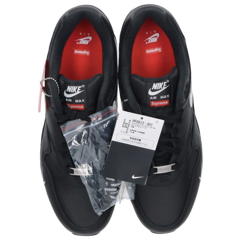 ナイキ ×シュプリーム SUPREME 25SS AIR MAX 1 87 SP HF8813-001 エア  