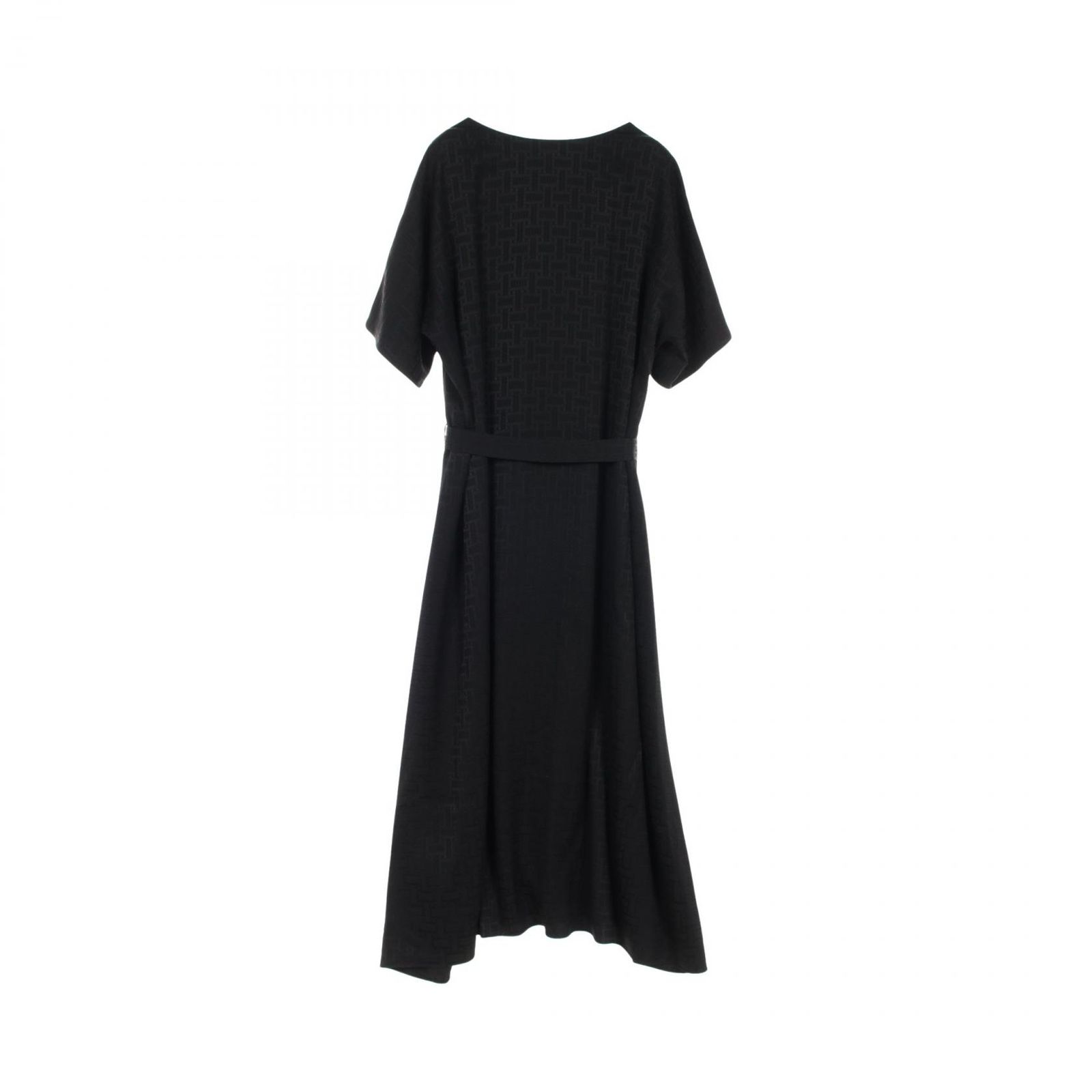 エルメス HERMES ワンピース モザイク 0504DC ブラック シルク  