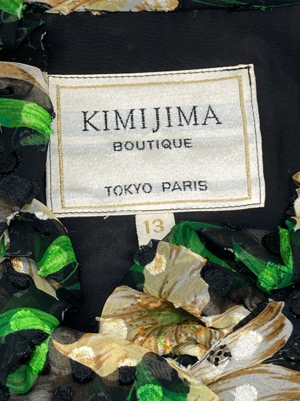 KIMIJIMA BOUTIQUE キミジマ ブティック ロング ワンピース 13号