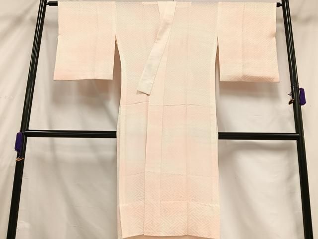 正絹　高級　長襦袢　無双仕立　花霞文　よろけ暈し文　✨小柄な方　腰回りゆったり 正絹 高級 長襦袢 無双仕立 花霞文 よろけ暈し文 ✨小柄な方