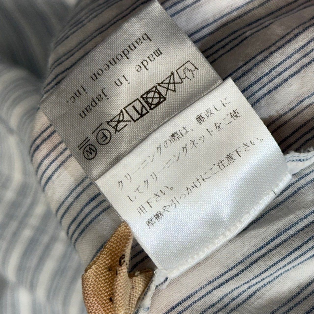 suzuki takayuki スズキタカユキ/カディコットンストライプシャツ suzuki takayuki スズキタカユキ khadi shirtⅠ [T001-14-1/off