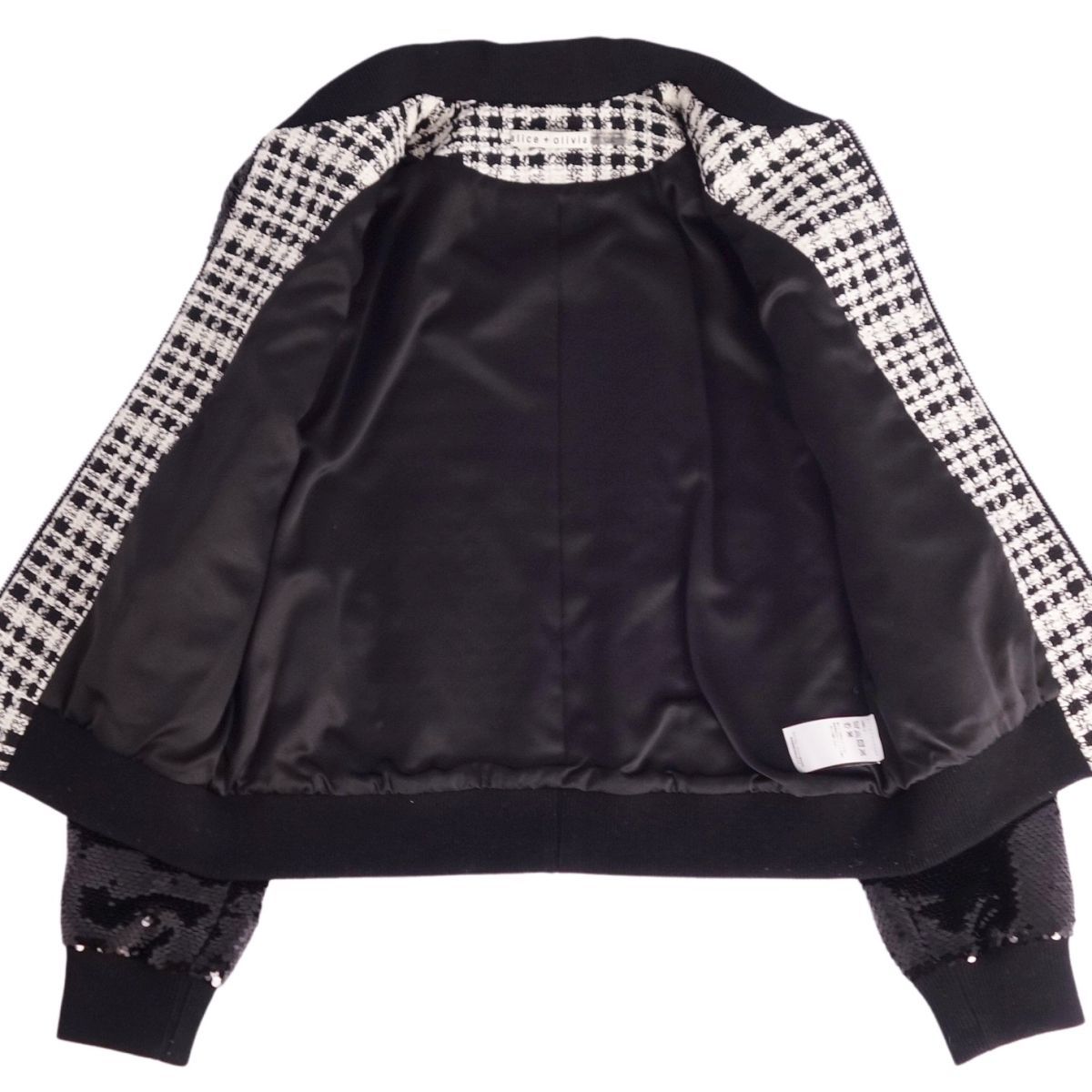極美品 アリスアンドオリビア Alice＋Olivia ジャケット ジップアップ 