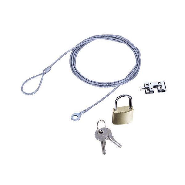 （まとめ）エレコム ノートPCu0026マウス用セキュリティワイヤーロック ESL-3R 1パック