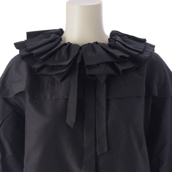 ドゥロワー フリルギャザーブラウス コットンシルク 6521-299-1024  