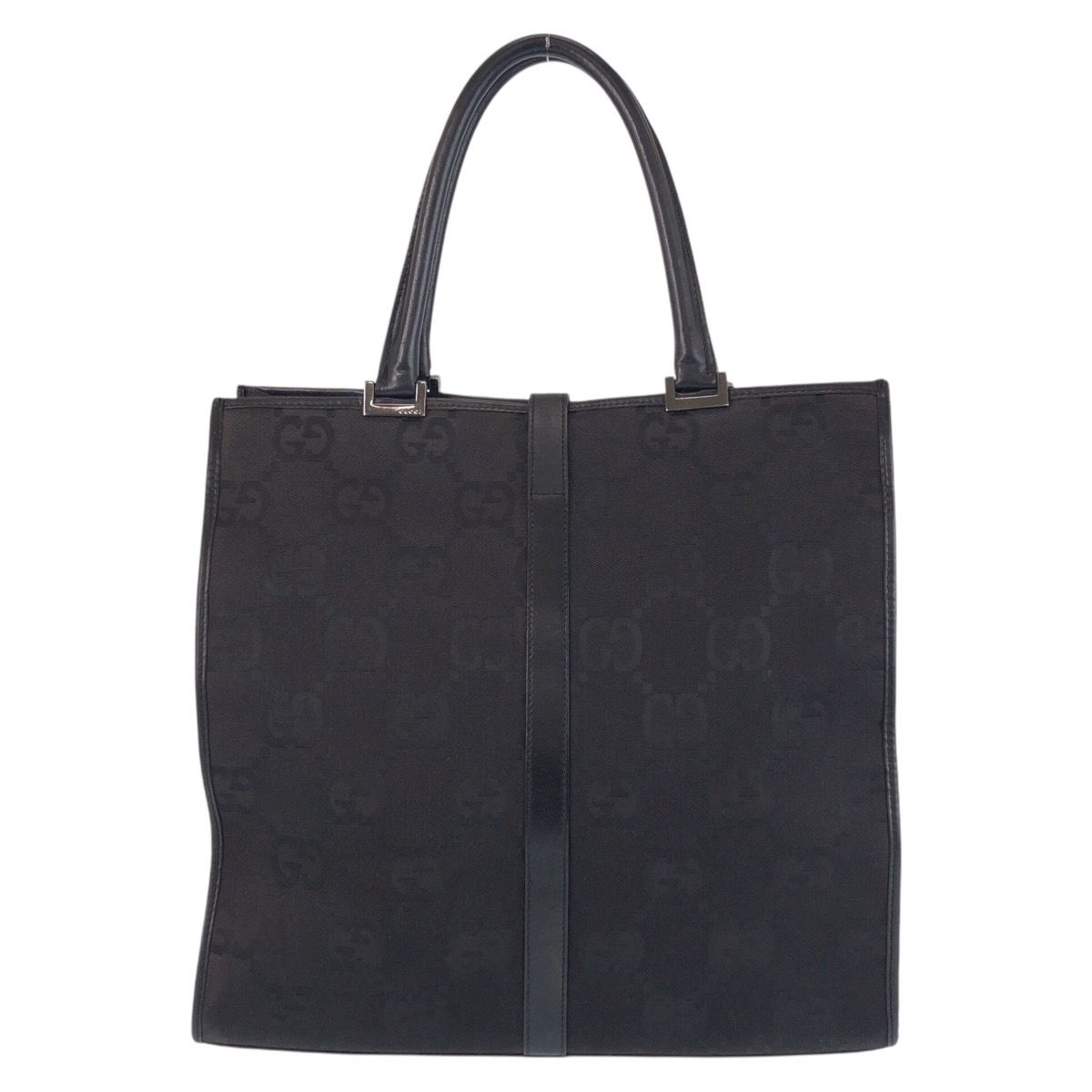 美品 GUCCI グッチ ジャッキー GGジャンボ ブラック 黒 GGキャンバス  