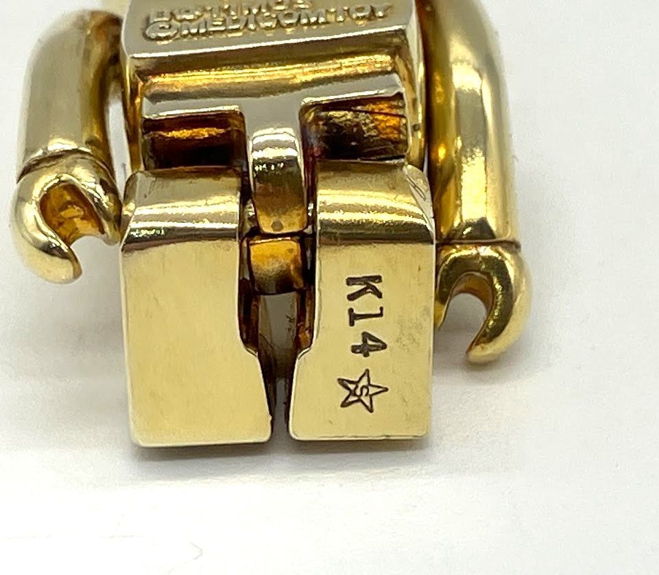 激レアBE@RBRICK ベアブリック K14YG ペンダント