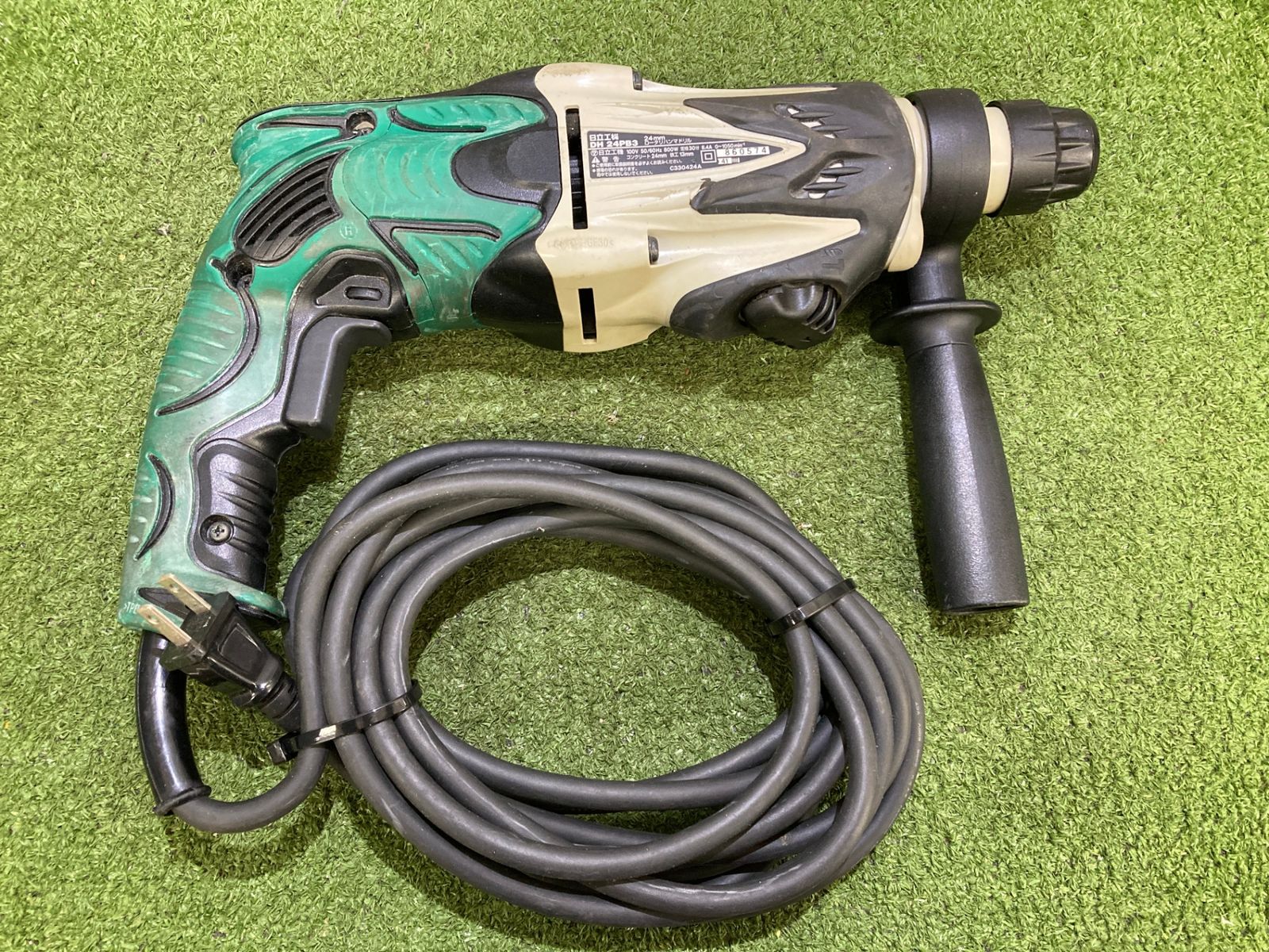 値下げしました！【中古】ハイコーキ HiKOKI 日立工機 DH24PB3 ロータリハンマドリル 24mm ケース付き 日立/HITACHI】ロータリーハンマードリル□DH24PB3□24mm□ビット付き