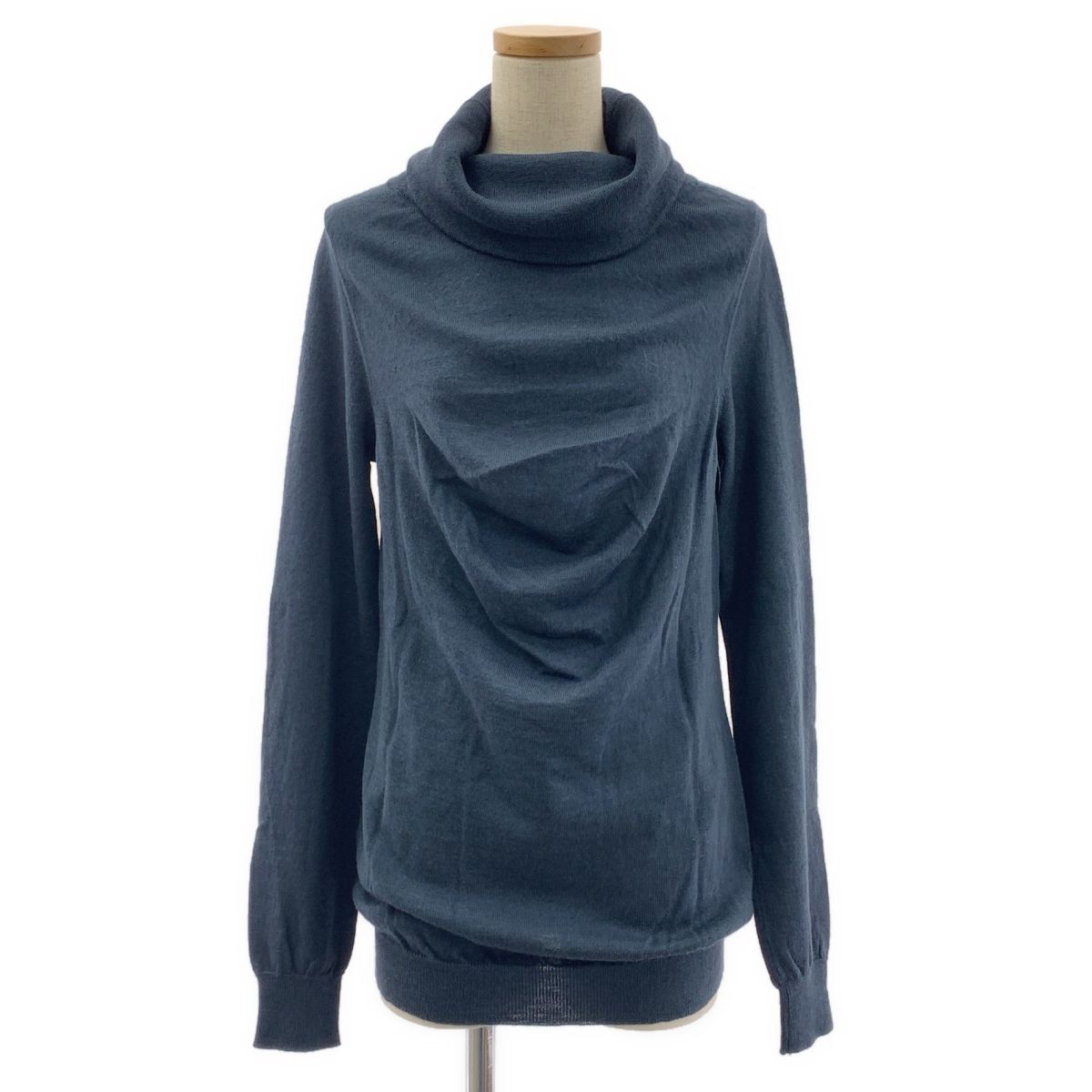 Maison Martin Margiela | メゾンマルタンマルジェラ | 2013AW | ウール タートルネック ドレープ ニット | M | グリーン | レディース