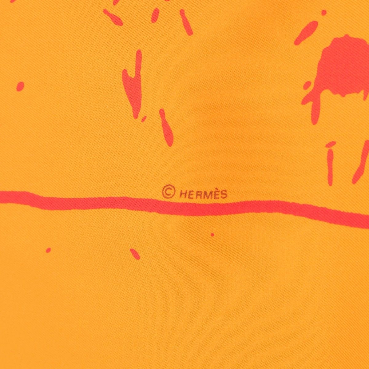 エルメス カレ90 シルク Cheval Surprise 思いがけない馬 スカーフ