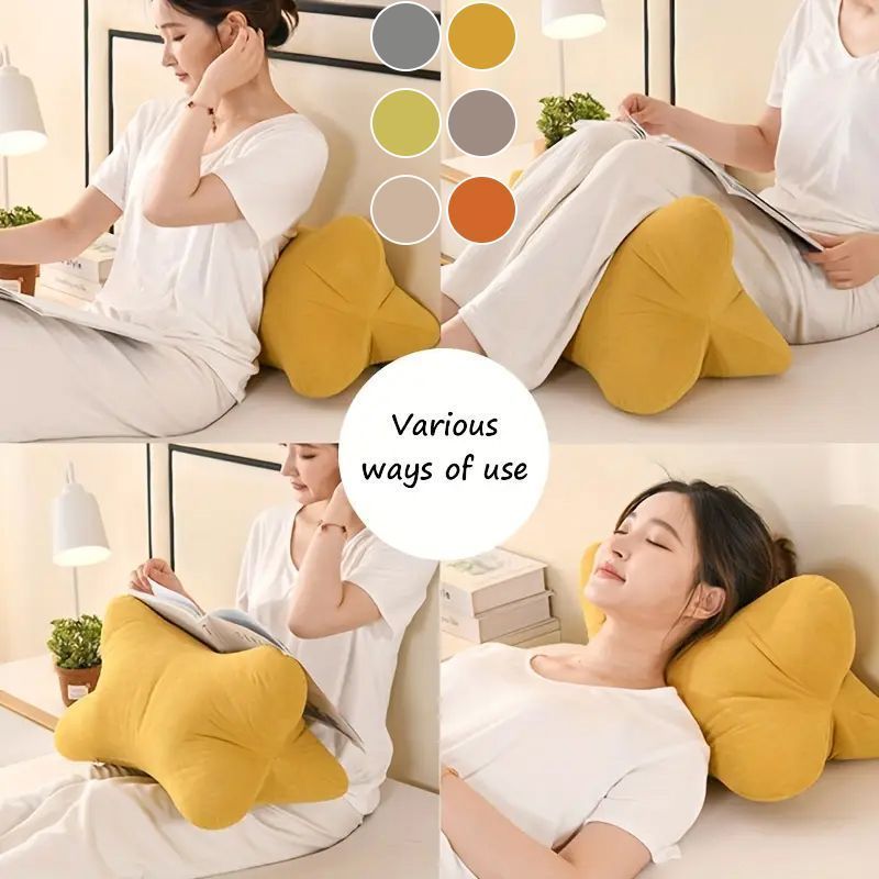 背もたれ クッション 低反発クッション 三角枕 カラー クッション 大きい ソファー ベッド 授乳用 健康クッション リラックス 腰枕おしゃ 背もたれクッション クッション 三角枕 三角クッション