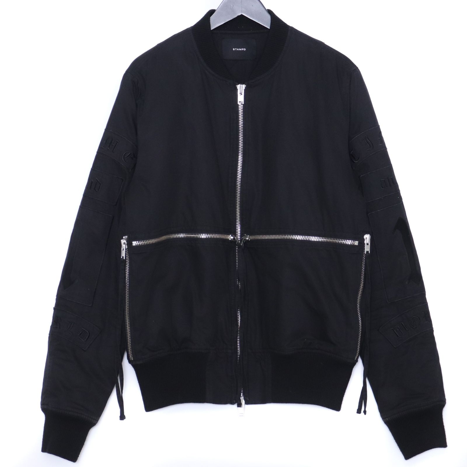 STAMPD Time And 1 World Bomber Jacket Mサイズ ブラック - メルカリ