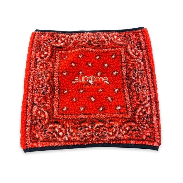 【新品・未使用】Supreme Bandana Fleece ネックウォーマー SUPREME Bandana Fleece Neck Gaiter - メルカリ