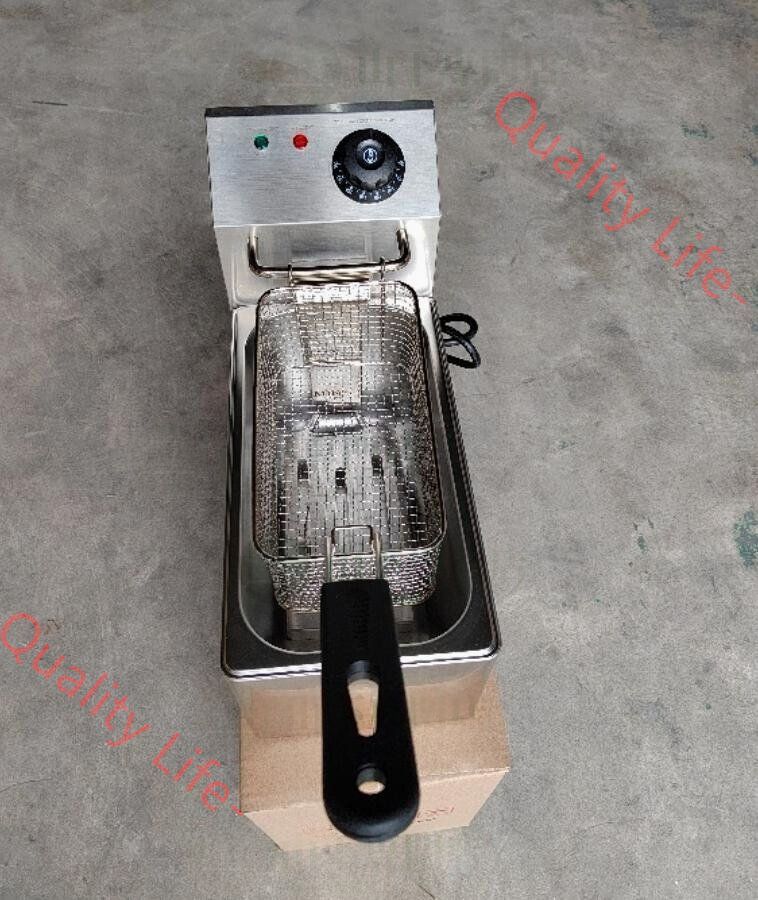 卓上型 電気フライヤー 1槽式 4L 揚げ物天ぷら 単相 100V 厨房|業務|飲食|店舗