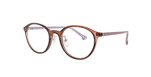 クリアブラウン/オールドライラック_+1.50 [SCANDINAVIAN PATTERN COLLECTION] 老眼鏡 リーディンググラス SPC-007-1+1.5 北欧柄 レディース ボストン ブラウン