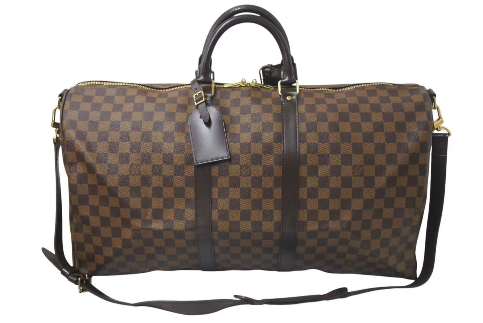 ルイヴィトン キーポル50 エピ ノワール 旅行かばん ボストン