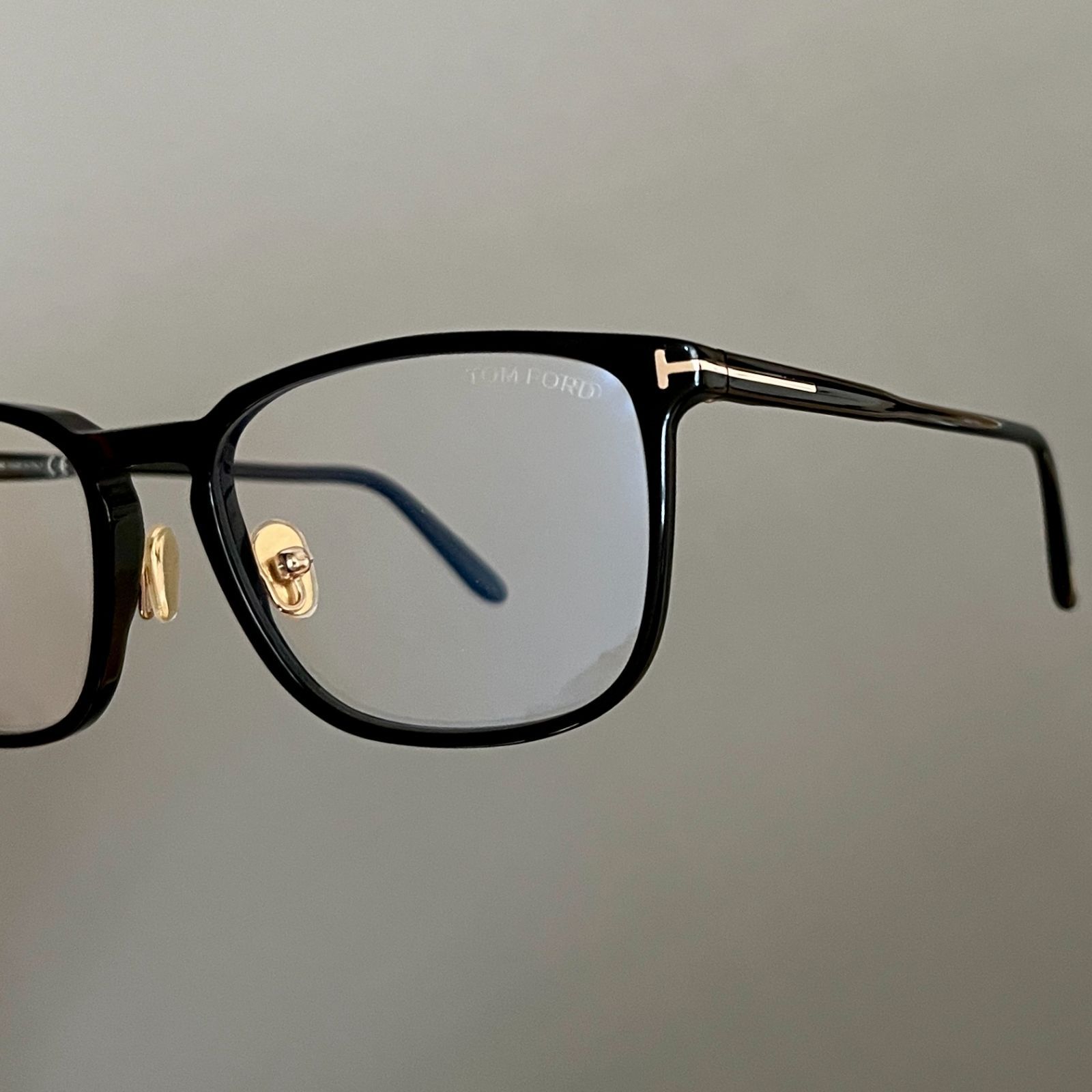 トムフォード メガネ TOM FORD 新品 ウェリントン ブラック