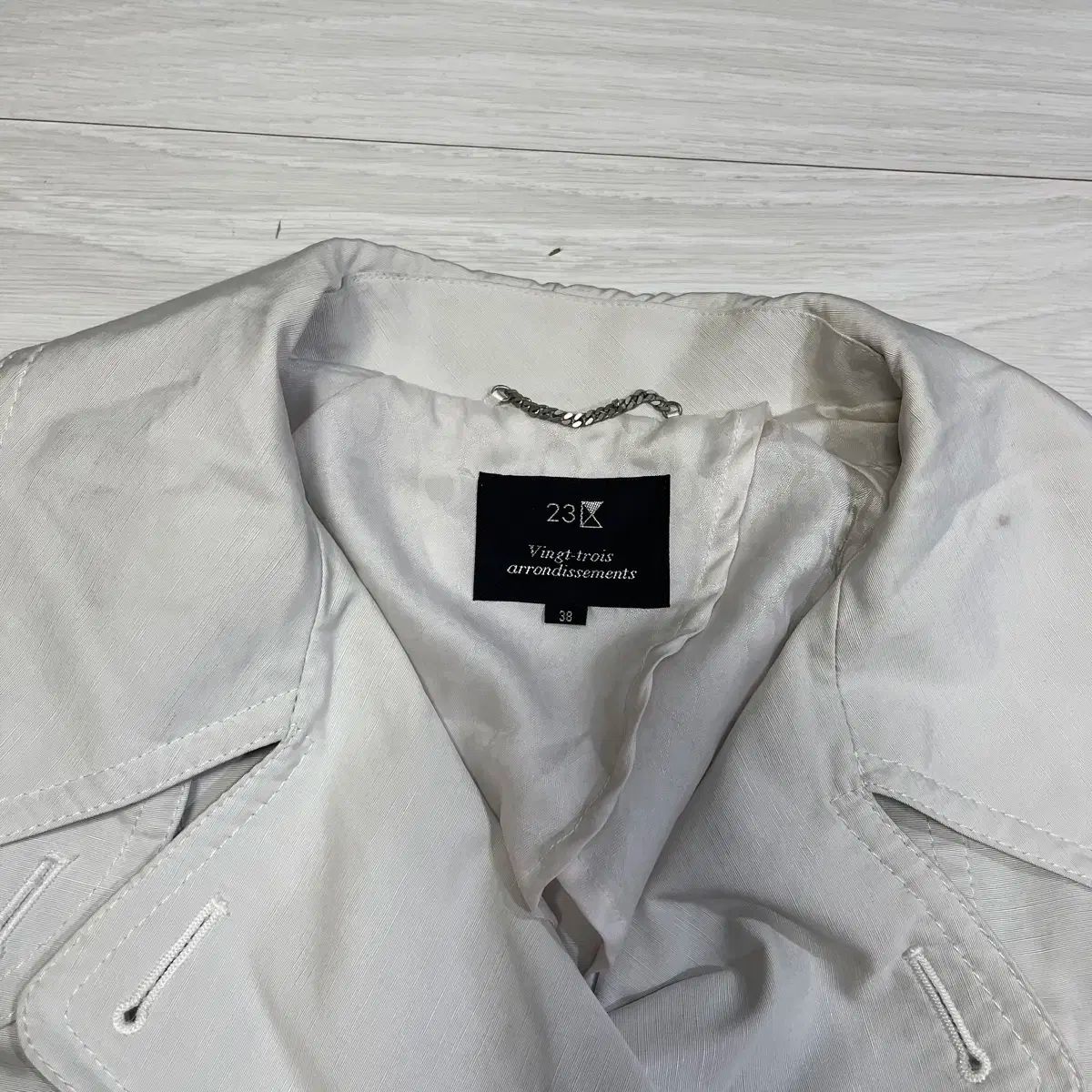 23 区 ベージュ トレンチコート 38 サイズ