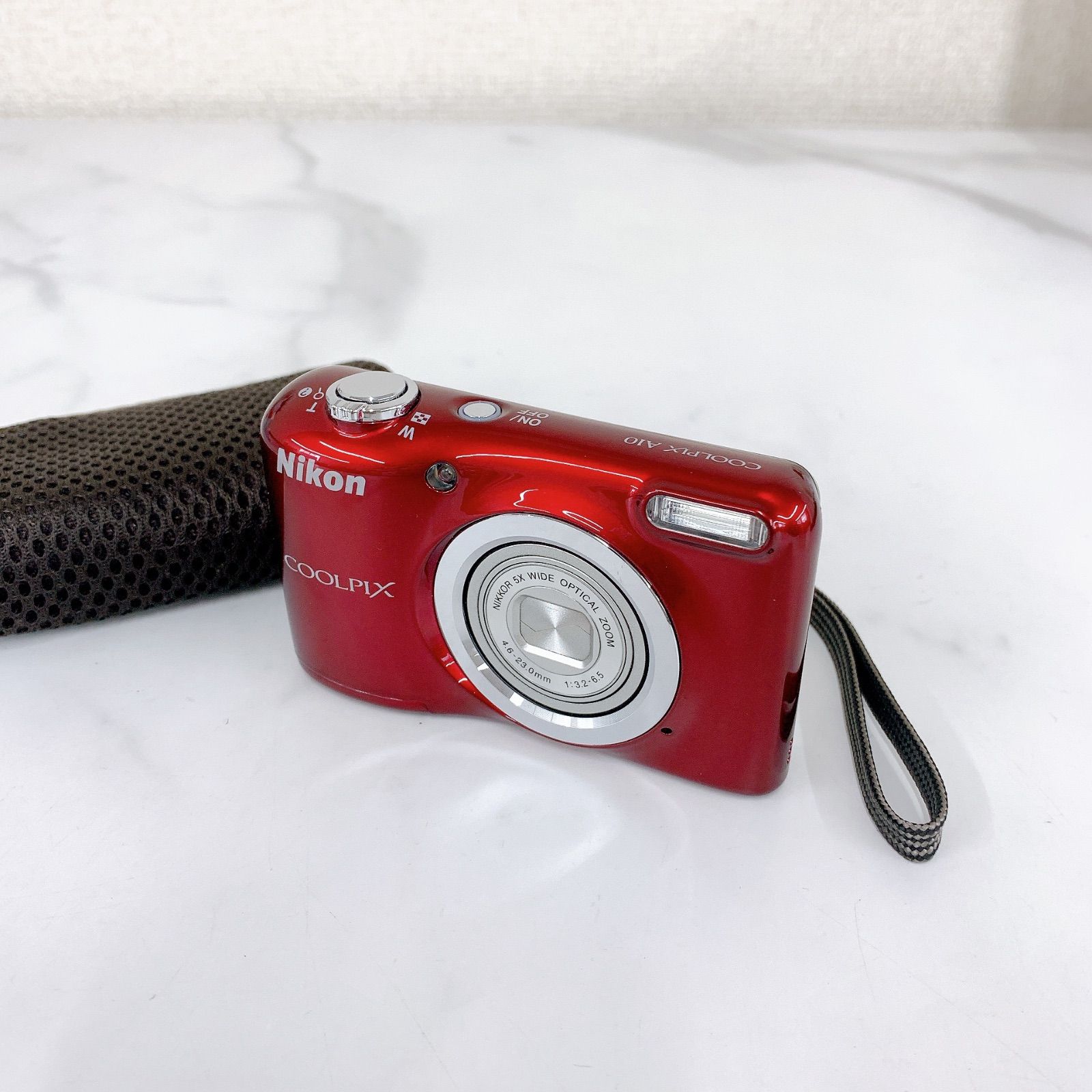 + 【通電未確認】【ジャンク品】Nikon ニコン COOLPIX A10 デジカメ 赤【カメラ】【1】