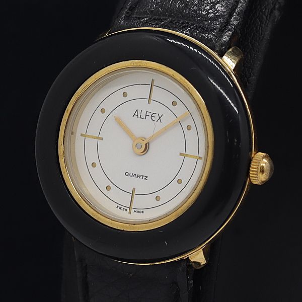 ALFEX 腕時計　レディース　チェンジベゼル付き 1円～【ジャンク】アルフェックス ALFEX 腕時計 レディース