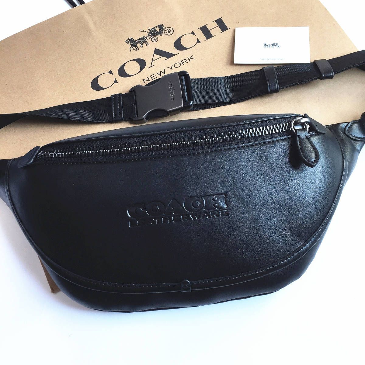 ☆新品☆コーチ/COACH バッグ C2291 ブラック ボディーバッグ ベルトバッグ ウエストバッグ ショルダーバッグ