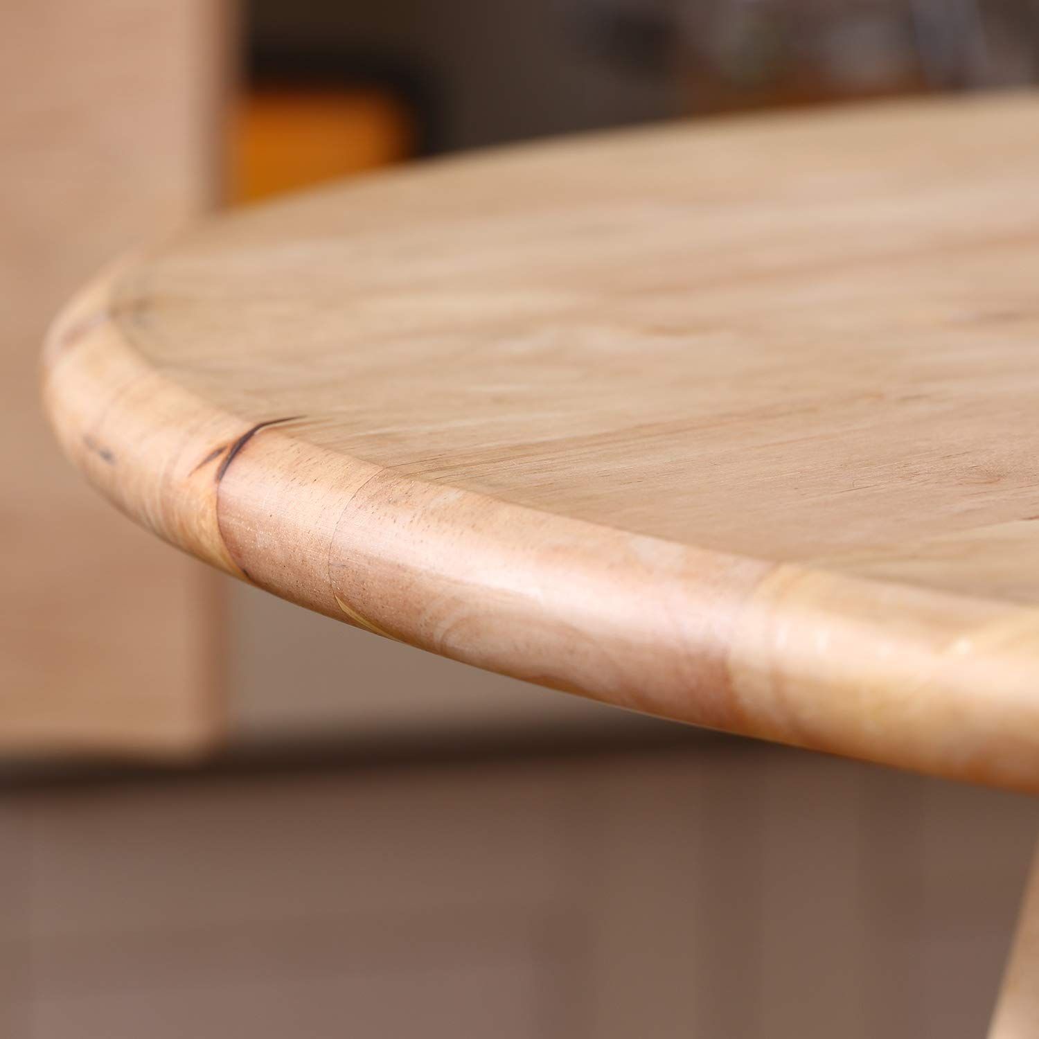 オーダー受付中 ラウンド 直径80×高さ72cm ナチュラル テーブル 天然木 ダイニングテーブル 2人用 ティムバ 不二貿易 Natural Signature 37014