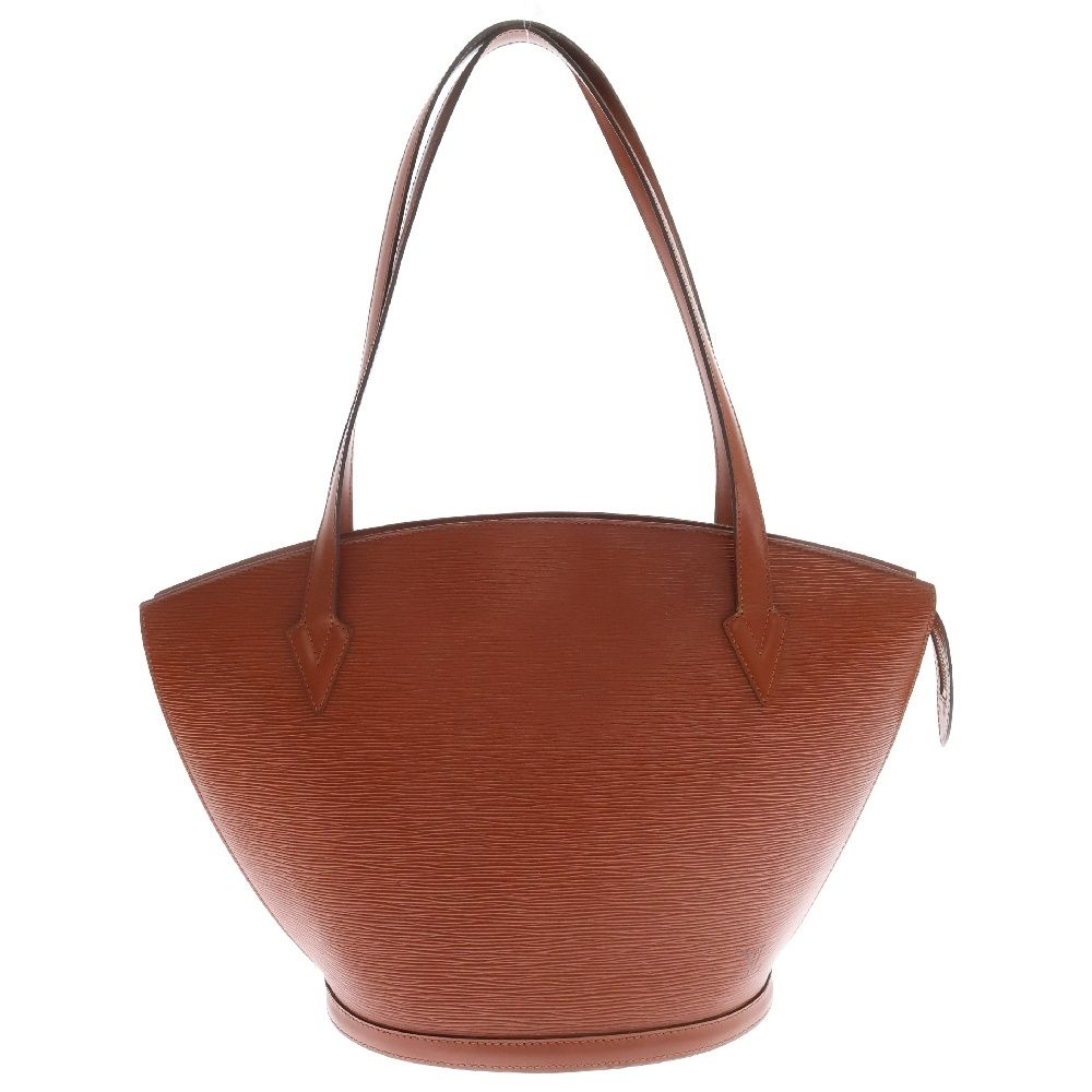 LOUIS VUITTON ルイヴィトン エピ サンジャック ケニアブラウン レザートートバッグ ブラウン M52273