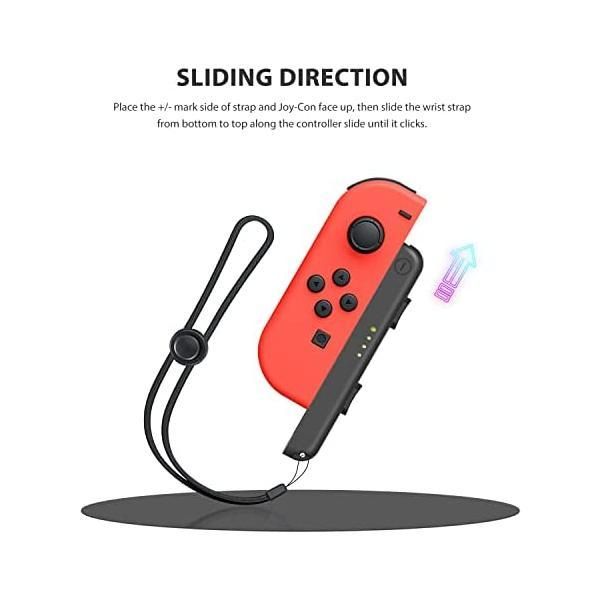 D.Gruoiza ジョイコンストラップ Switch Joycon対応 Joy Con