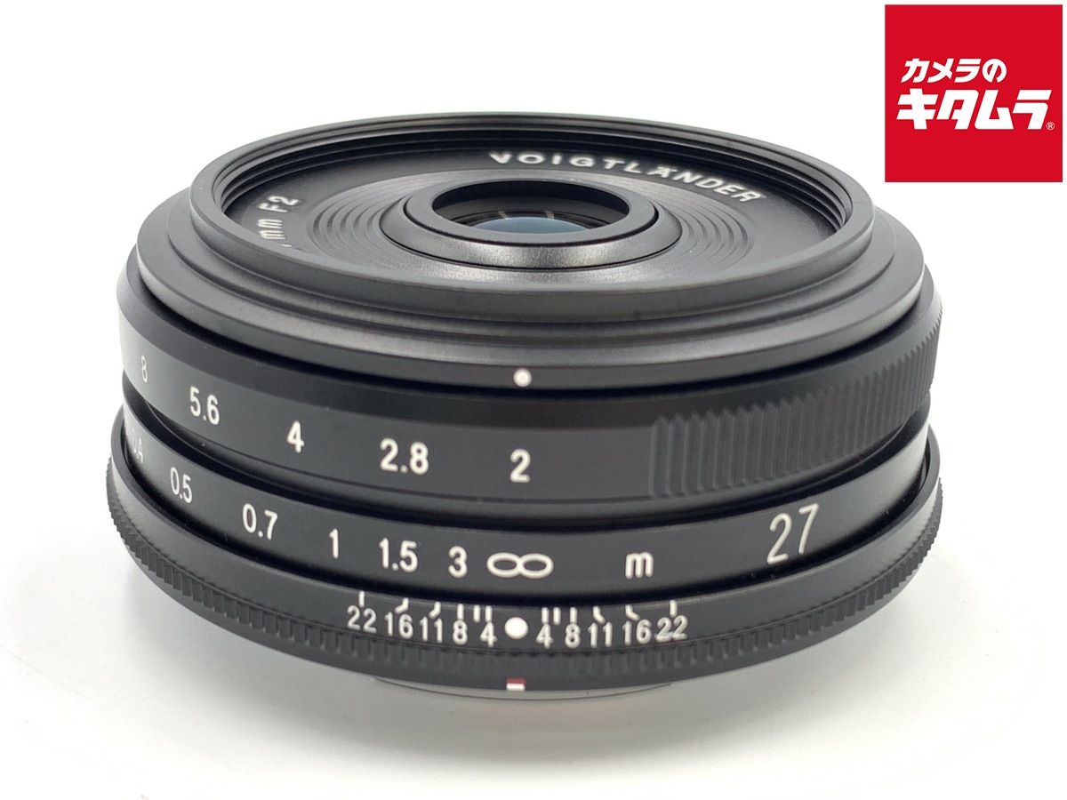 コシナ フォクトレンダー ULTRON 27mm F2 Xマウント用 ブラック