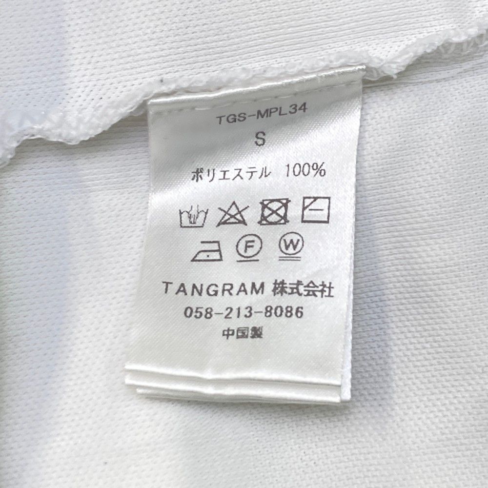 サイズ：S TANGRAM　タングラム  半袖ポロシャツ  ホワイト系 [240101447746] ゴルフウェア メンズ ストスト サイズ：S TANGRAM タングラム 半袖ポロシャツ ホワイト系