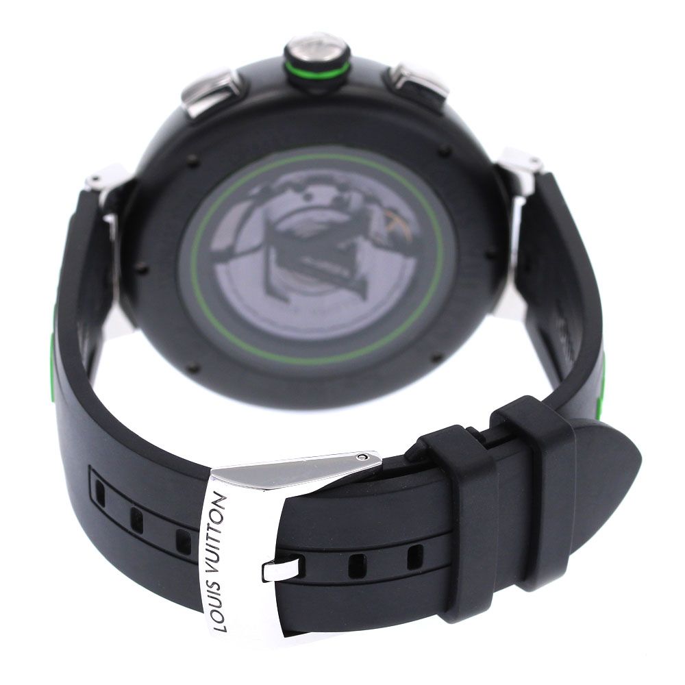 ルイ・ヴィトン LOUIS VUITTON QA130 タンブール ダミエ・グラフィット  