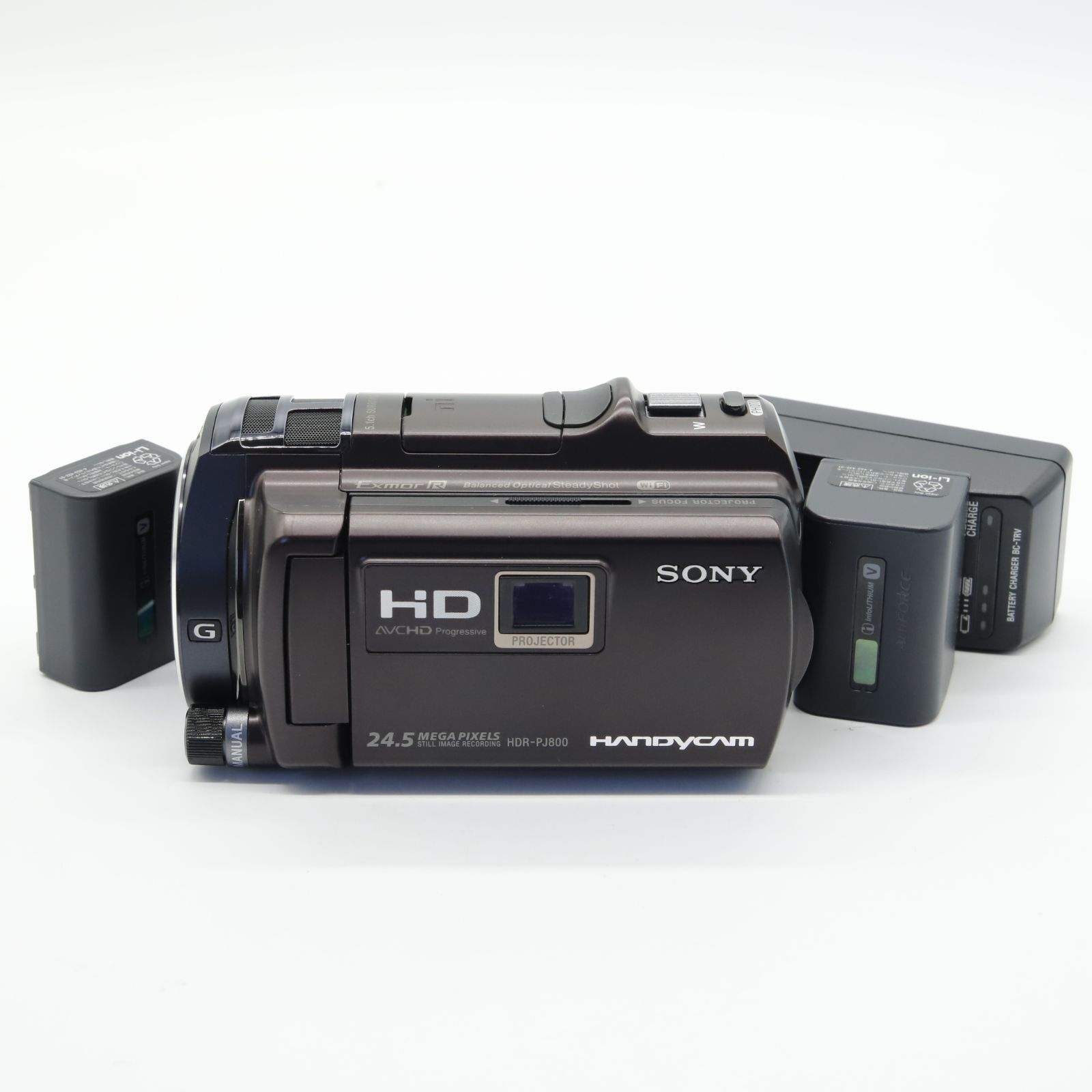 □美品□ SONY ビデオカメラ Handycam PJ800 内蔵メモリ64GB ブラウン HDR-PJ800/T - メルカリ