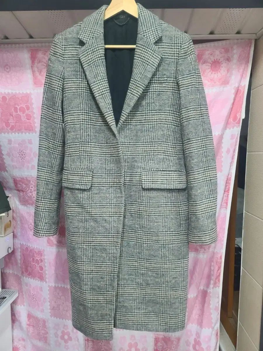 オールセイント チェックコート55 そう丈97