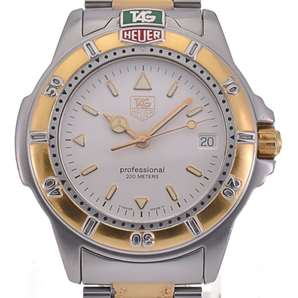 タグホイヤー TAG HEUER WF1120-0 4000 プロフェッショナル200 クォーツ メンズ良品箱付き C#130738 - メルカリ