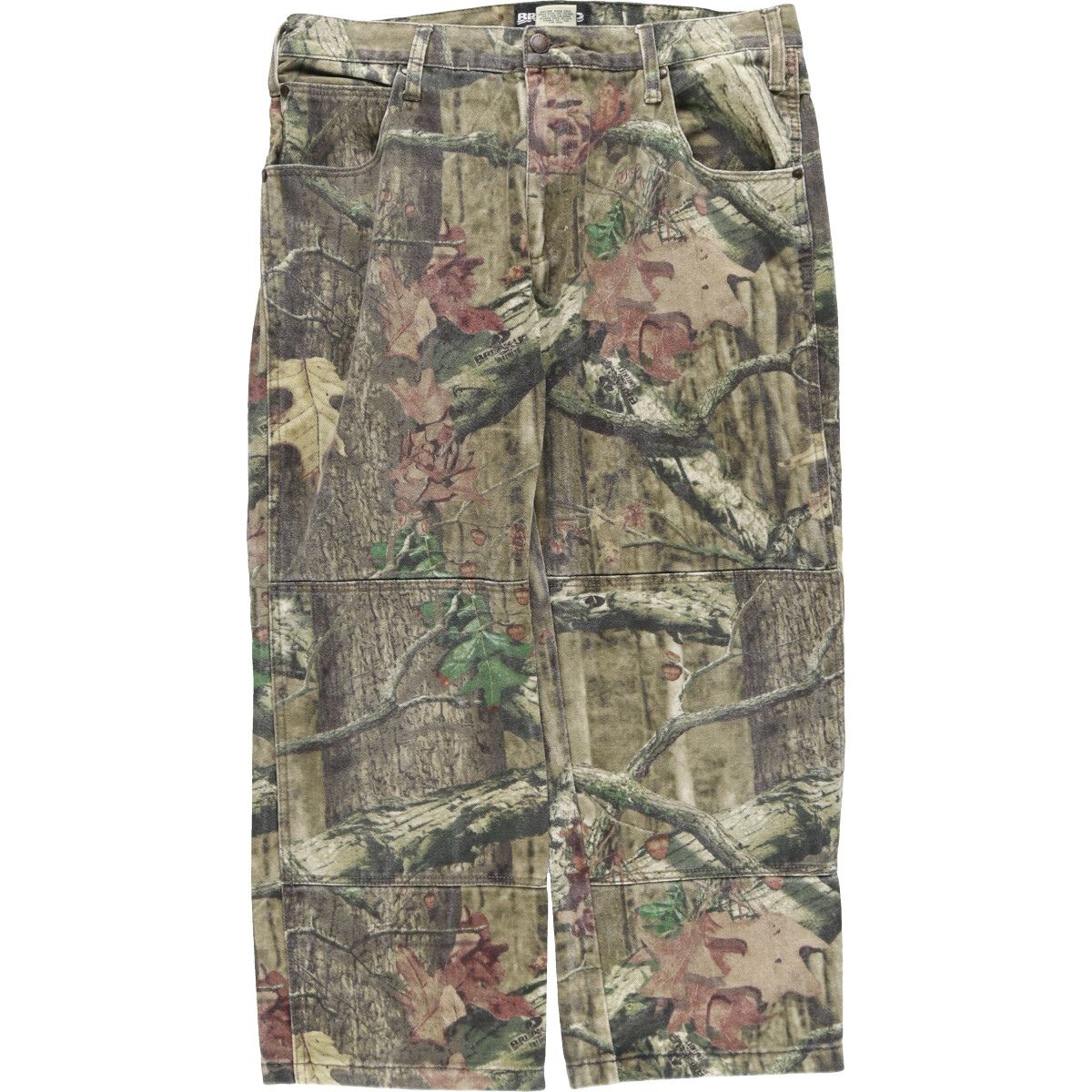 古着 MOSSY OAK 迷彩柄 リアルツリーカモ ダブルニー コットンパンツ メンズw34/eaa431231