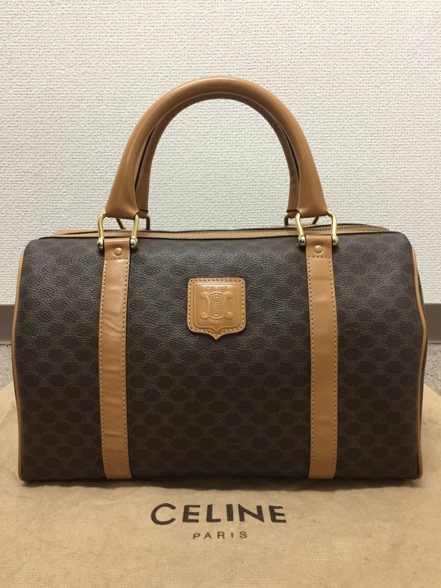 美品！格安！CELINE セリーヌ オールドセリーヌ マカダム柄 PVCレザー