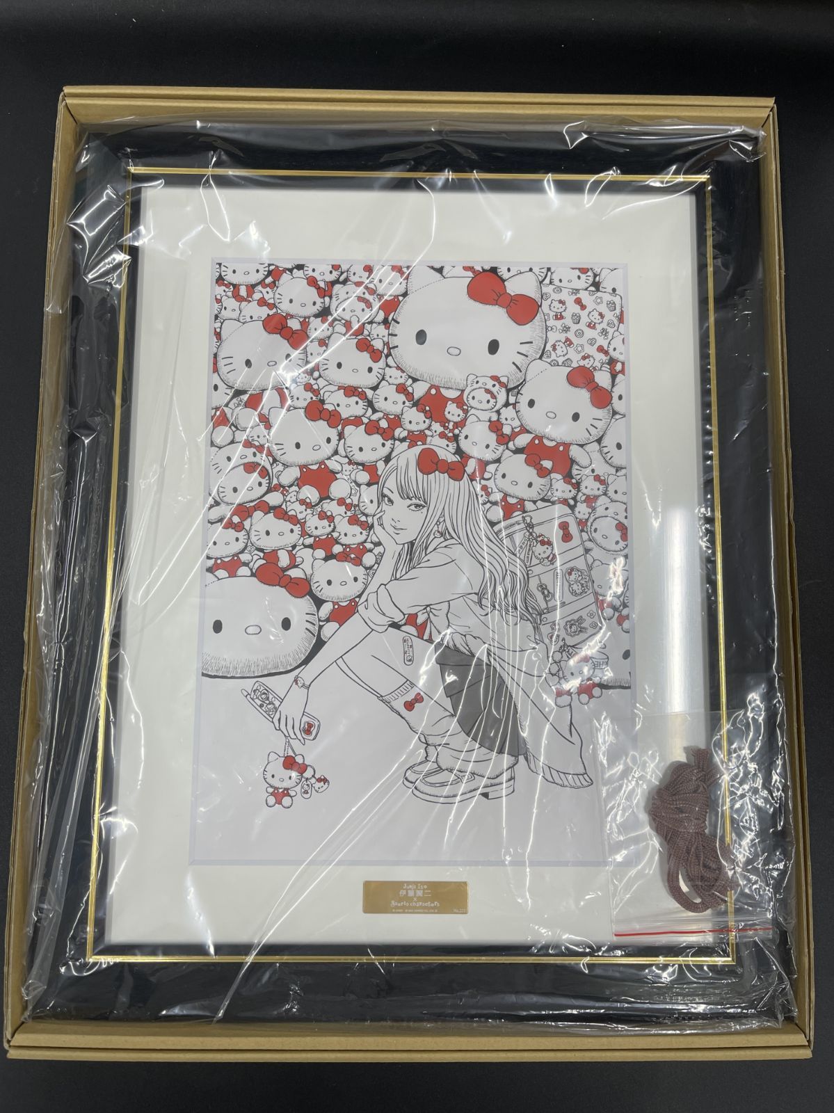 新品】伊藤潤二×サンリオキャラクターズ 複製原画 ギャル富江