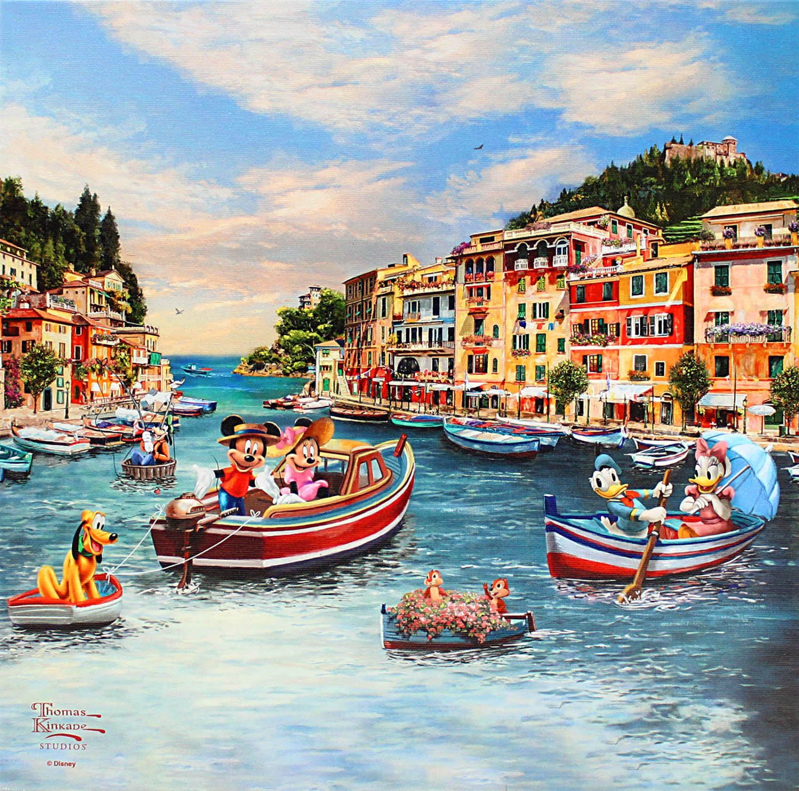 ディズニー/トーマス キンケード「ミッキー＆ミニー/イン