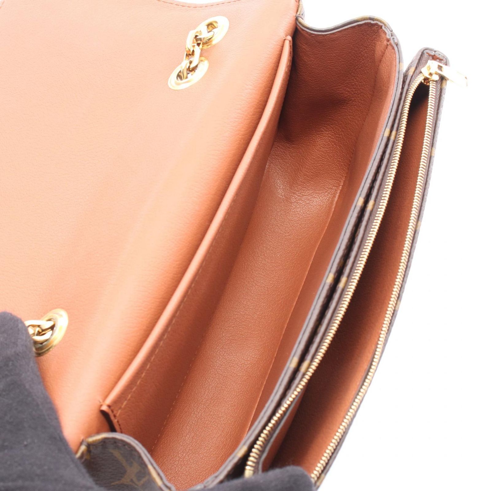 Louis Vuitton ショルダーバッグ ブラウン モノグラム プチマルソー 