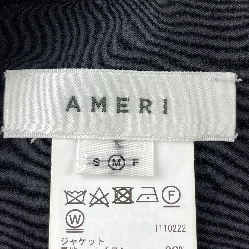 AMERI アメリ 23SS 02310531380 ブラック MANY WAY TRIO BARE DRESS M