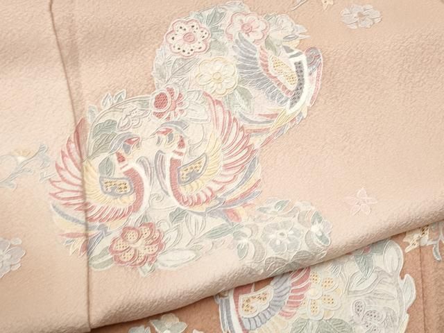 k*u様 中国三大刺繍 汕頭刺繍 色留袖 一つ紋 グリーン系 広衿 袷 着物翼- 大島紬 汕頭 相良 蘇州 中国三大刺繍 白大島 訪問着 本場大島紬