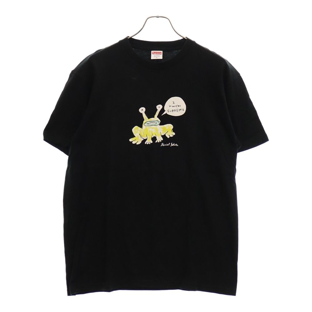 SUPREME (シュプリーム) 20SS Daniel Johnston Tee ダニエル ジョンストン プリントデザイン クルーネック半袖Tシャツ カットソー ブラック